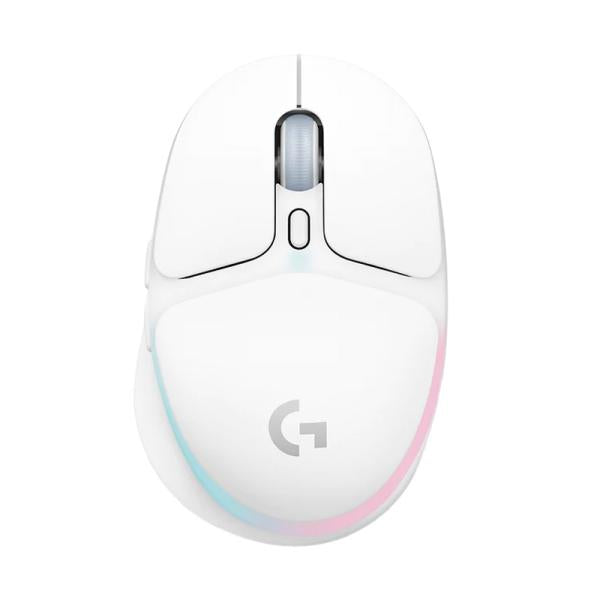 Logitech G G705 - Ratón - manos pequeñas - 6 botones - inalámbrico - Bluetooth - receptor USB de Logitech LIGHTSPEED - blanco