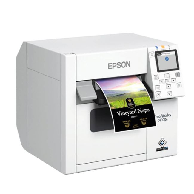 Epson SJIC41P-Y - Amarillo - original - blíster con alarmas de RF/acústica - cartucho de tinta - para ColorWorks CW-C4000, CW-C4000E (BK), CW-C4000E (MK)