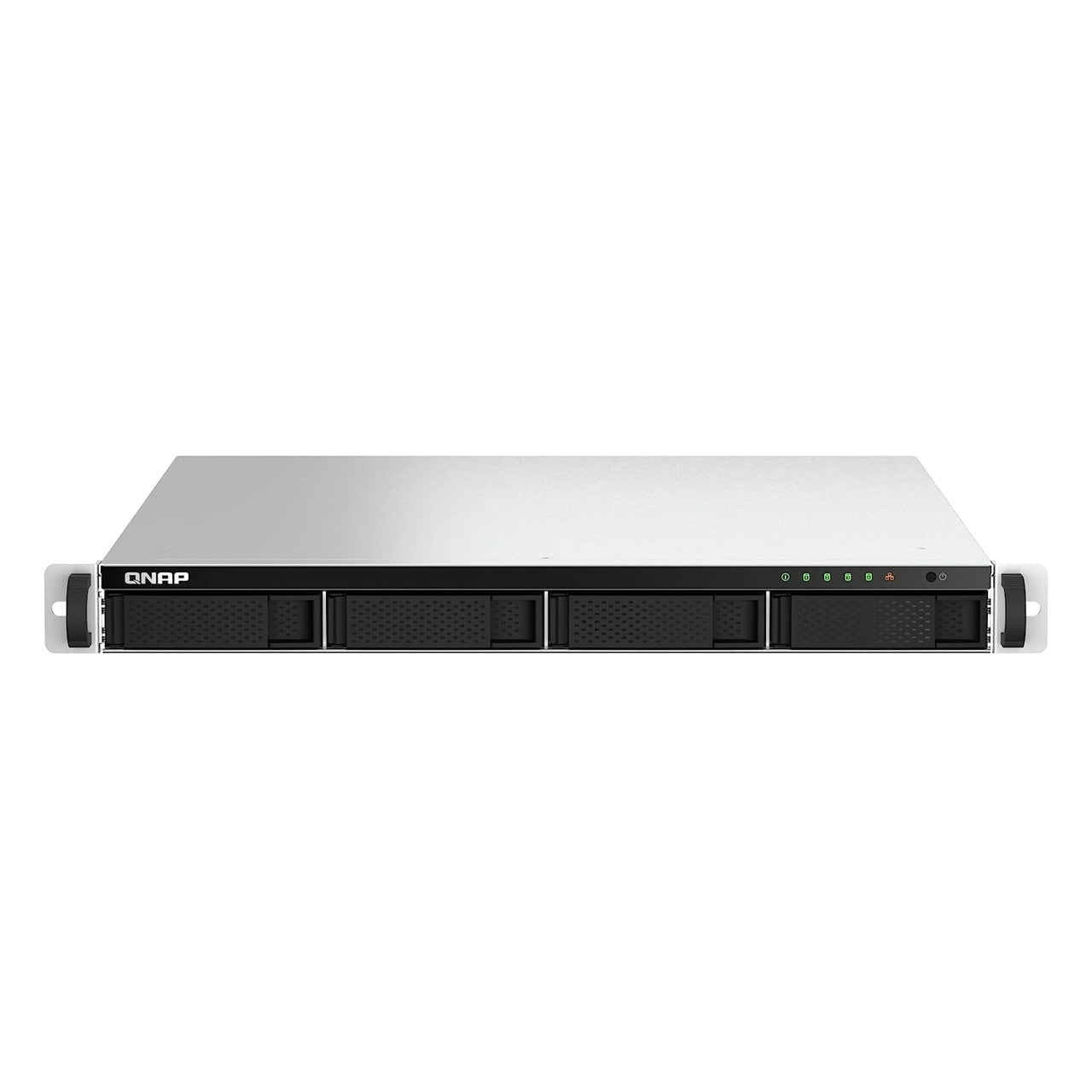 QNAP TS-464U-RP - Servidor NAS - 4 compartimentos - montaje en bastidor - SATA 6Gb/s - RAID 0, 1, 5, 6, 10, JBOD - RAM 8 GB - 2.5 Gigabit Ethernet - iSCSI soporta - 1U