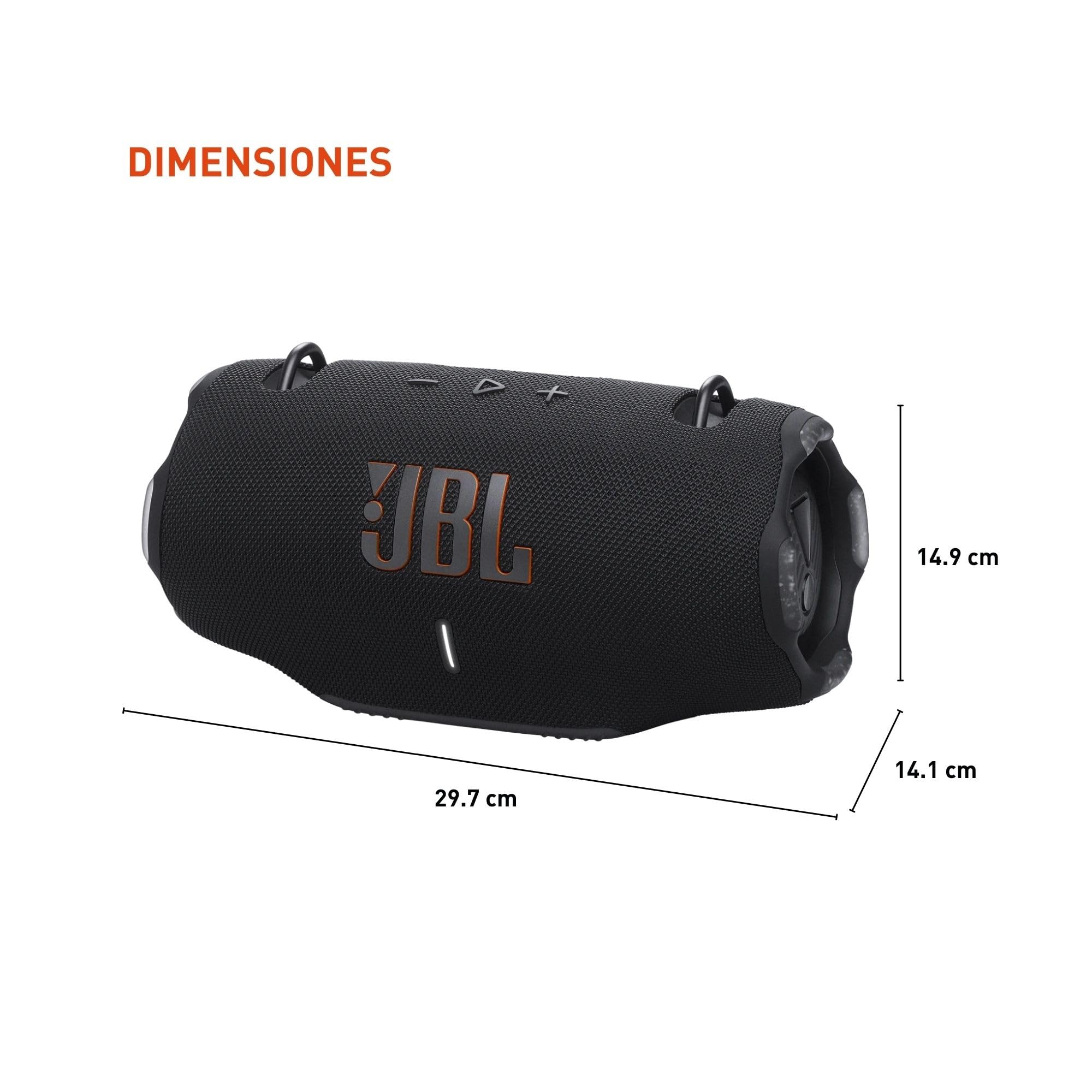 JBL Xtreme 4 - Altavoz - para uso portátil - inalámbrico - Bluetooth - controlado por aplicación - 2 vías - negro