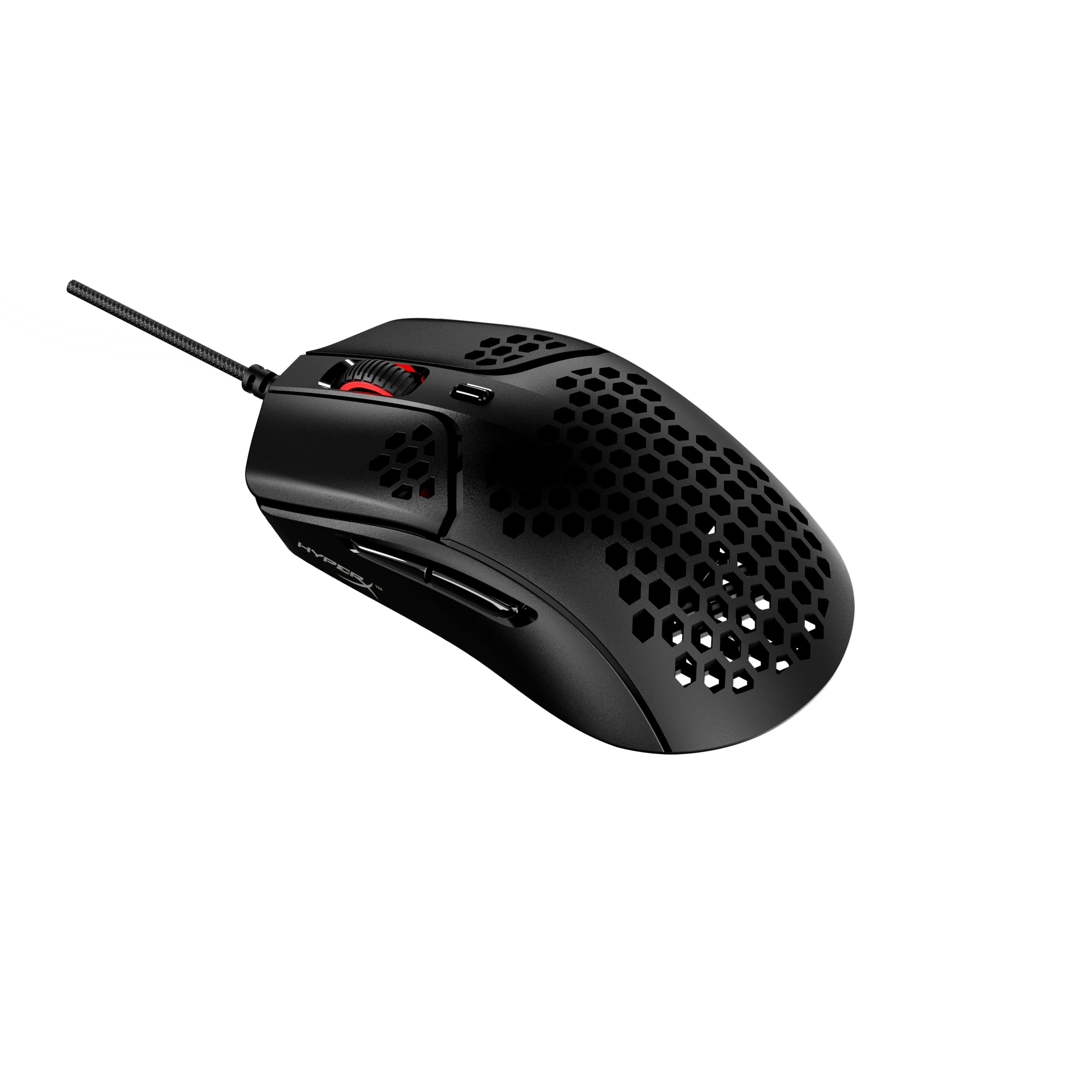 HyperX Pulsefire Haste 2 - Ratón - óptico - 6 botones - inalámbrico, cableado - 2.4 GHz, Bluetooth 5.0 - receptor inalámbrico USB - negro