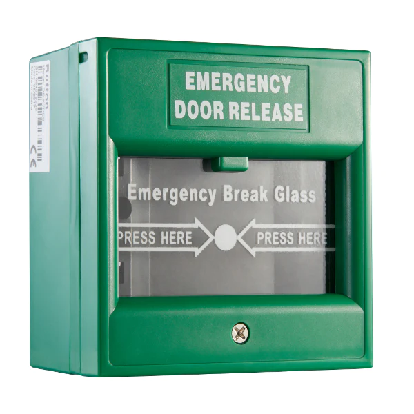 Hikvision DS-K7PEB - Caja de apertura de puerta de emergencia - verde