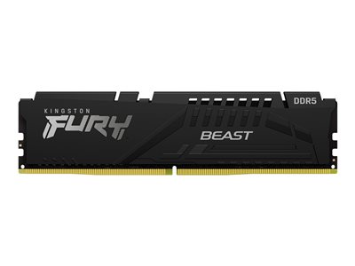 Kingston FURY Beast - DDR5 - módulo - 8 GB - DIMM de 288 contactos - 3000 MT/s / PC5-48000 - CL36 - 1.35 V - sin búfer - on-die ECC - negro