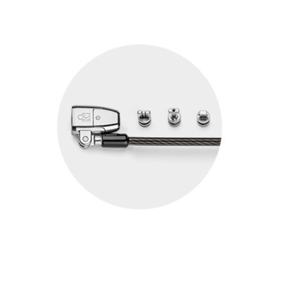 Kensington ClickSafe 2.0 Universal Keyed Laptop Lock - Bloqueo de cable de seguridad - 1.8 m
