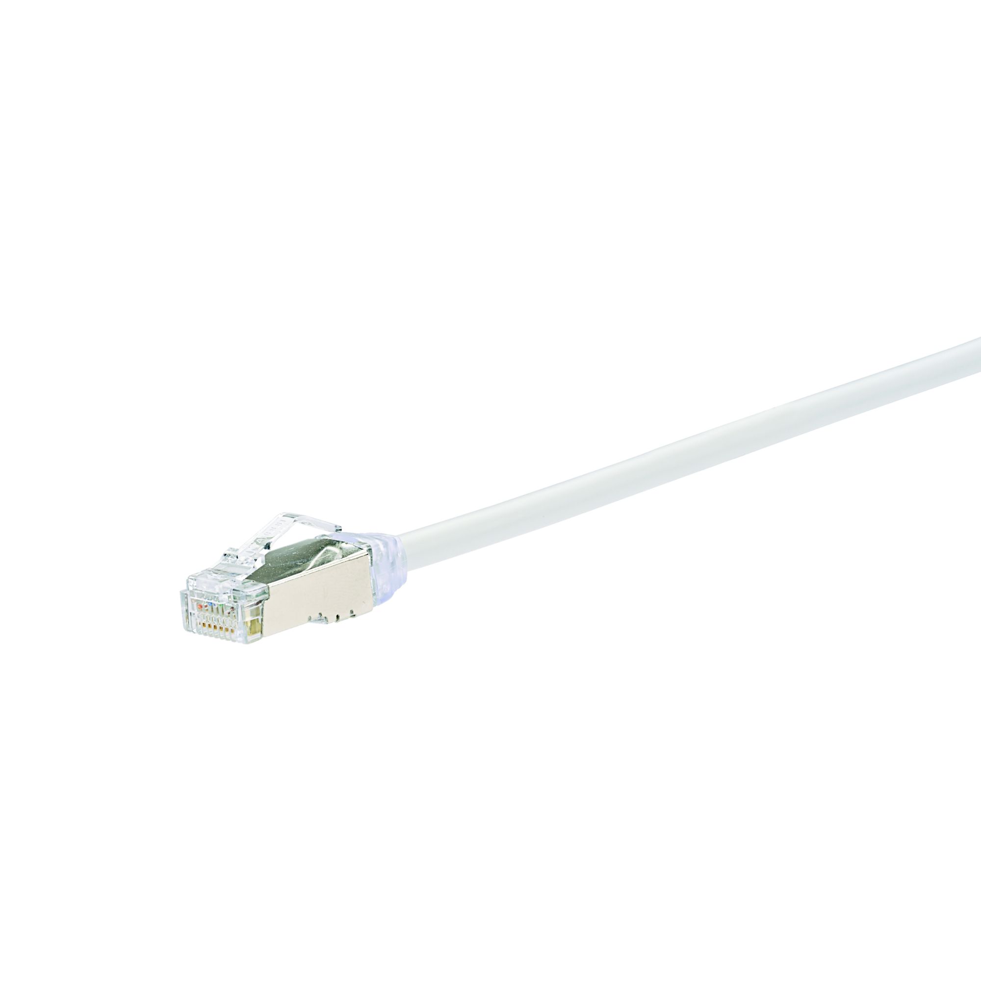 Panduit TX6A-28 Category 6A Performance - Patch cable - RJ-45 (M) to RJ-45 (M) - 1 m - foiled unshielded twisted pair (F/UTP) - CAT 6a - IEEE 802.3af/IEEE 802.3at - booted, halogen-free, snagless, solid - international gray
