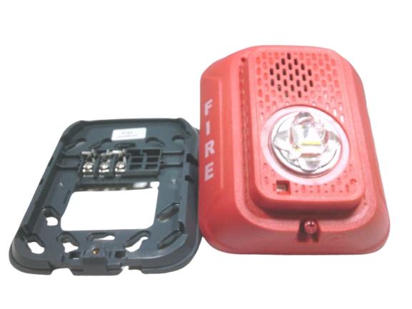 Honeywell - Horn/strobe red wall-espanol