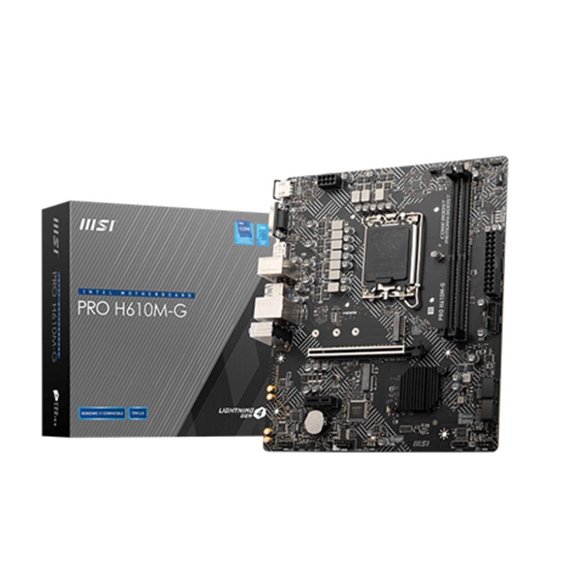 MSI - PRO H610M - Motherboard - PRO H610M-G DDR5