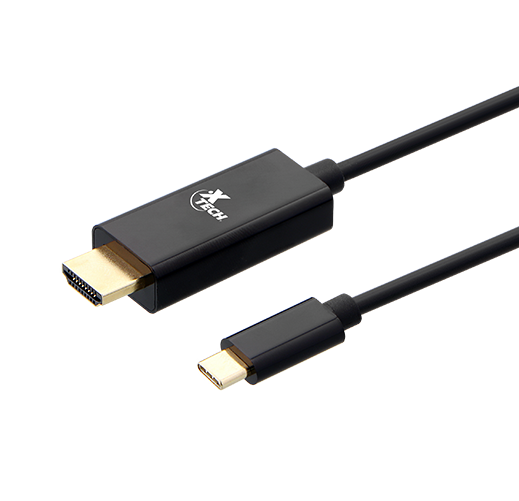 Xtech - USB cable - USB-C USB-A - USB Type C - 1.82 m - 2 in one braided XTC-532
