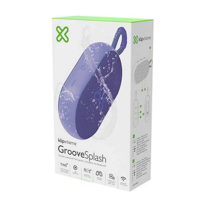 Klip Xtreme KBS-030PR - Speaker - Purple - TWS - 12Hrs -IPX7