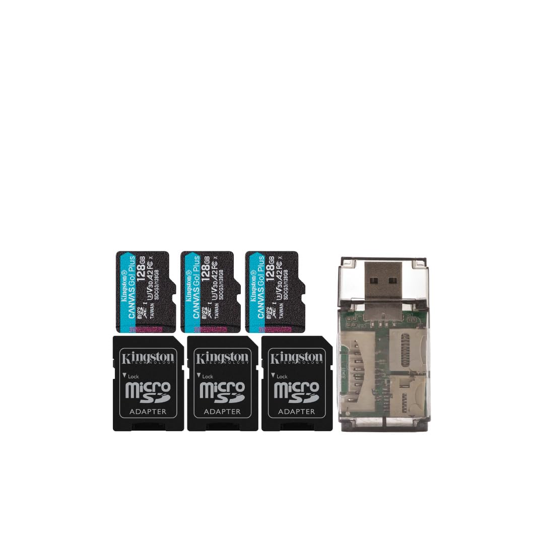 Kingston - Flash memory card - microSDXC - Canvas Go Plus Gen4 200MB/s A2