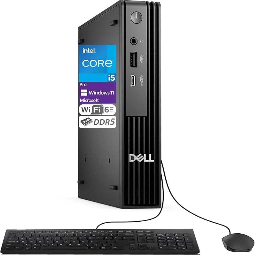 Dell Pro - Micro - Intel Core i5 14500T / 4.8 GHz - DDR5 SDRAM - 512 GB Hard Drive Capacity - Integrated graphics - Windows 11 Pro 64-bit Edition - Spanish (Latin American)