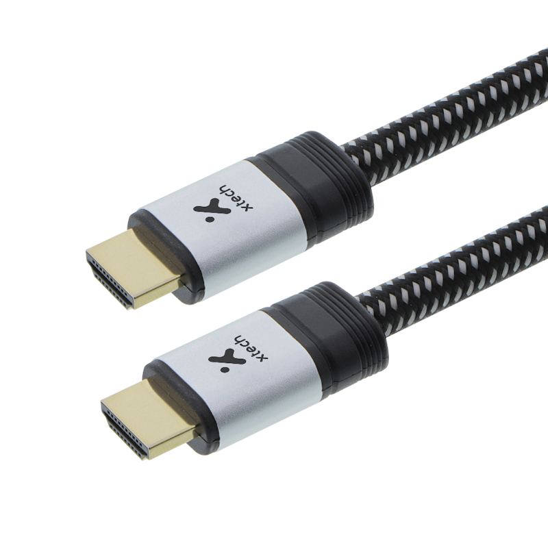 Xtech - HDMI cable - Component video / audio - HDMI male - 6ft 8K V2.1 XTC-637