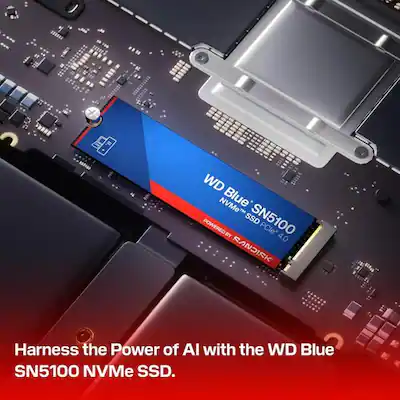 Western Digital WD Blue SN5100 - Internal hard drive - 1 TB - M.2 - Solid state drive