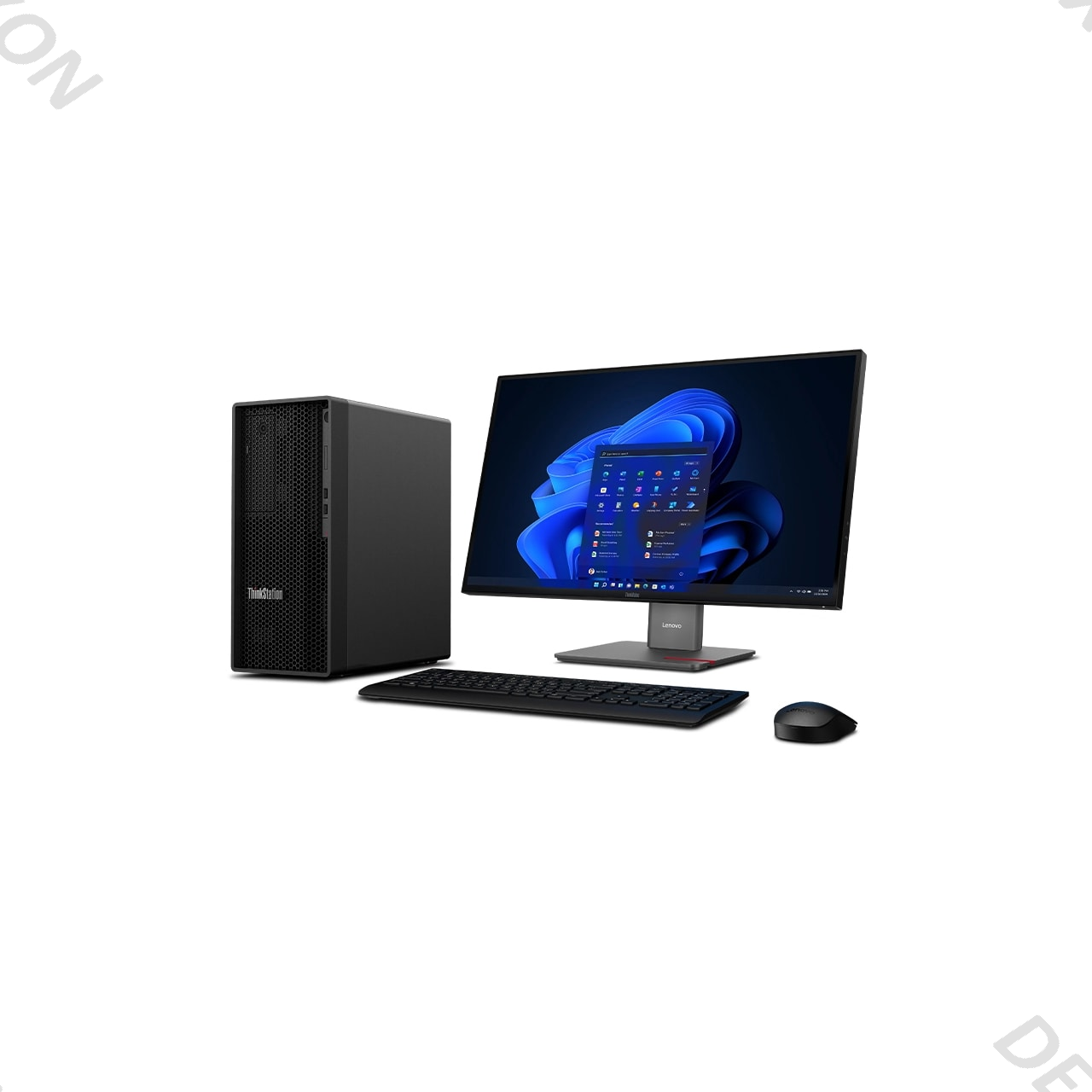 Lenovo ThinkStation P2 Tower Gen 2 - All-in-one - Intel Core Ultra 7 265 Vpro / 4.5 GHz - DDR5 SDRAM - 1 TB Hard Drive Capacity - NVIDIA RTX A1000 - Windows 11 Pro - Spanish