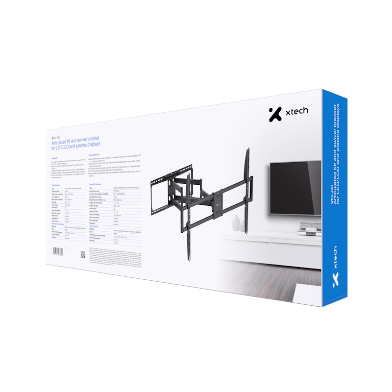 Xtech - Wall mount bracket - Tilt/Swivel 50-105" XTA-490
