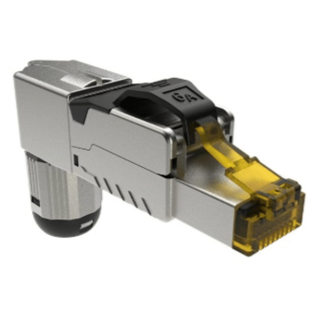 Nexxt Solutions Infrastructure - Modular Plug Termination Link - Cat6A - Packaged Quantity: 1 - 90 grados