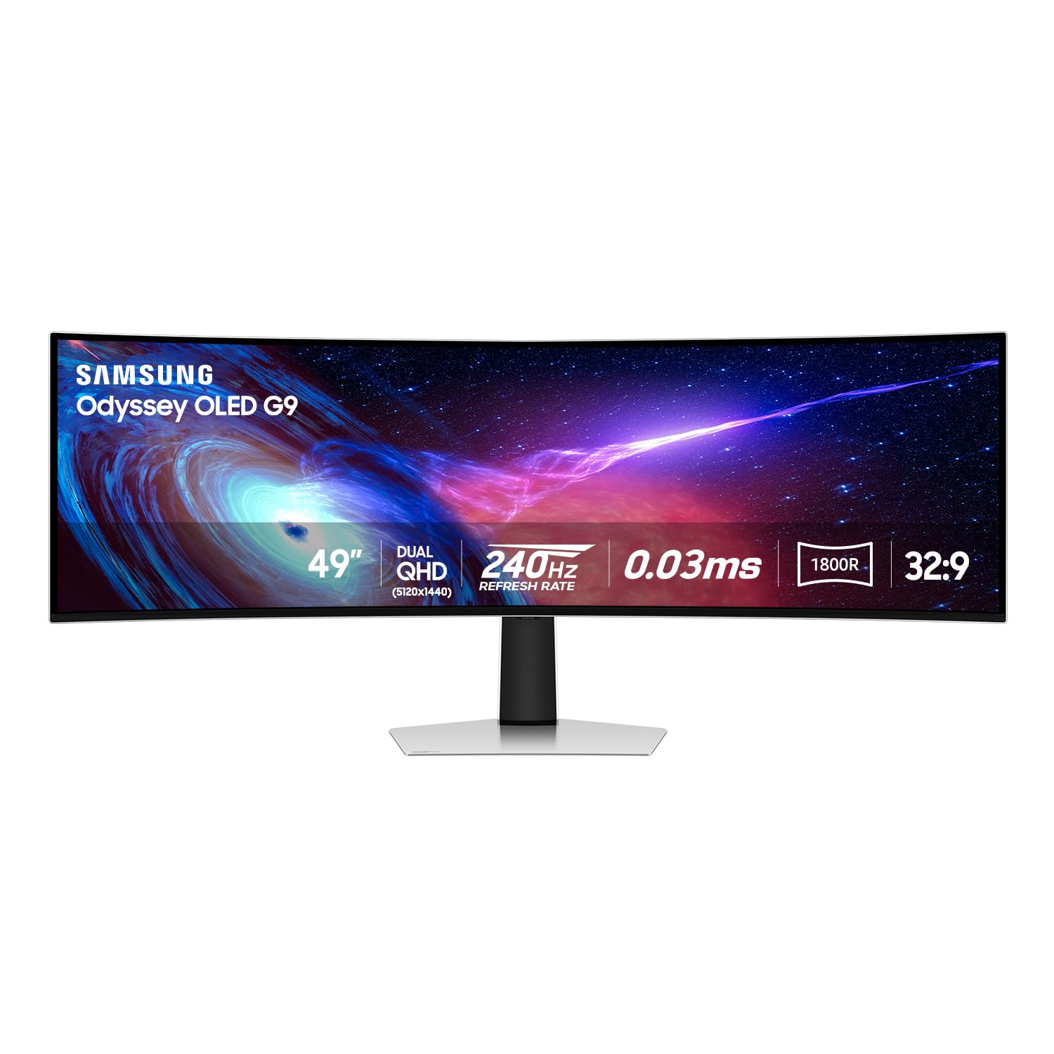 Samsung - LED-backlit LCD monitor - 32" - Odyssey OLED G8 G80SD UHD 240H