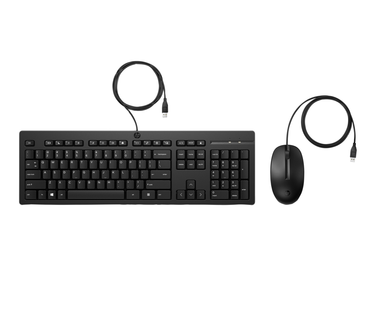 HP - Keyboard and mouse set - Spanish - Wired
